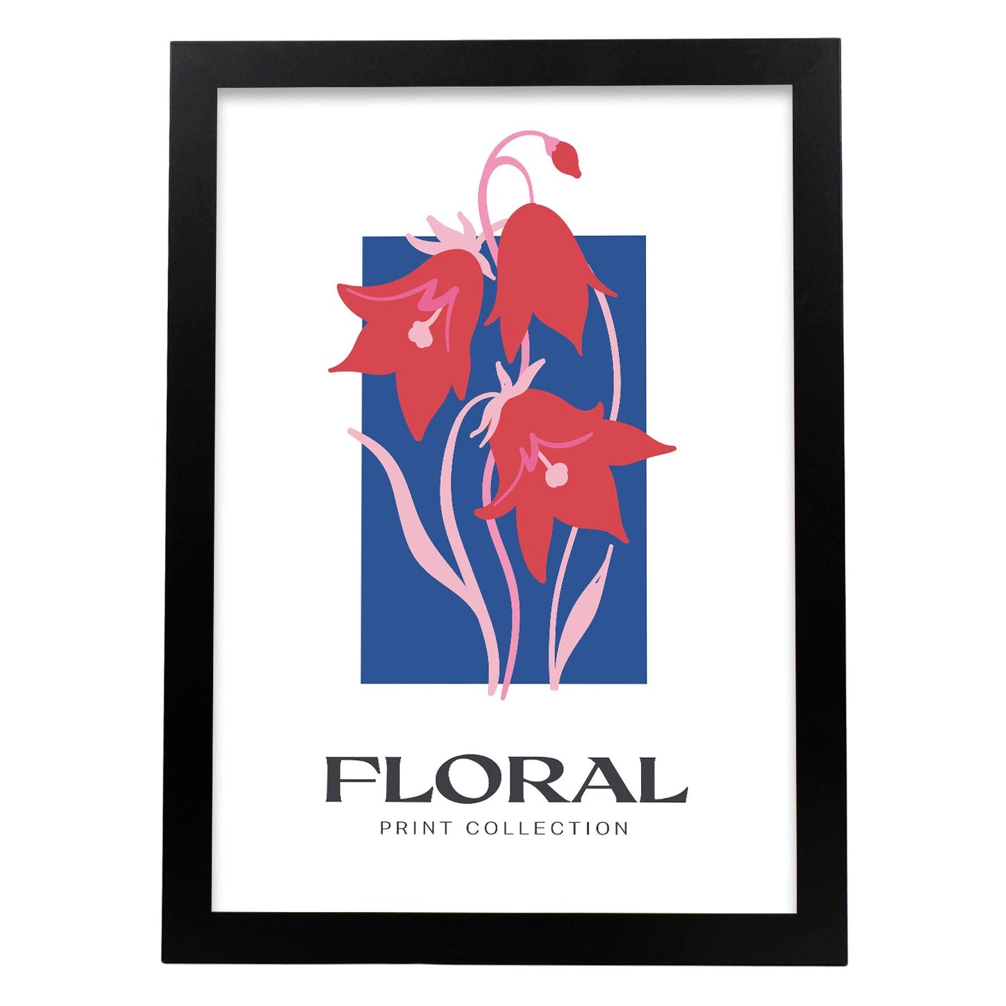 Bluebell flower-Artwork-Nacnic-A3-Sin marco-Nacnic Estudio SL