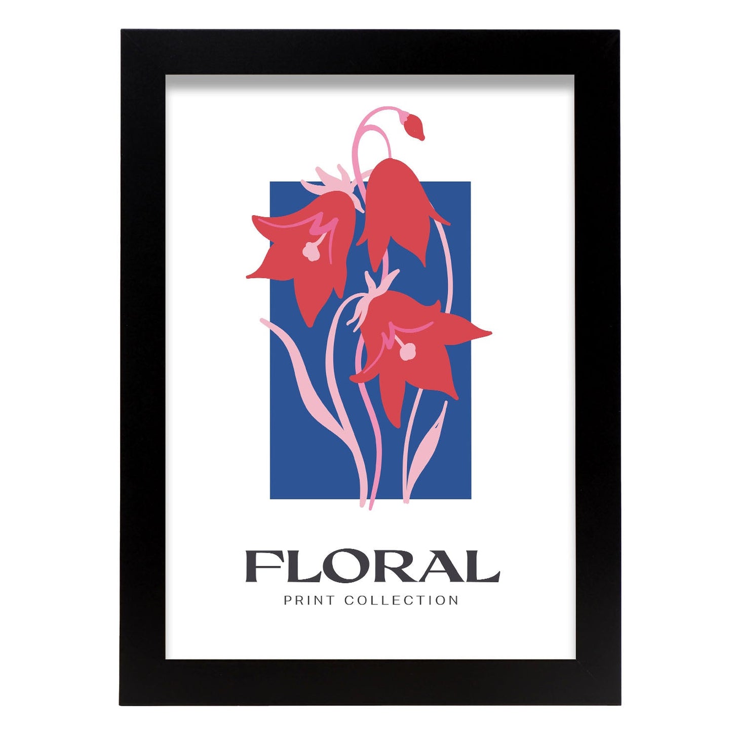 Bluebell flower-Artwork-Nacnic-A4-Sin marco-Nacnic Estudio SL
