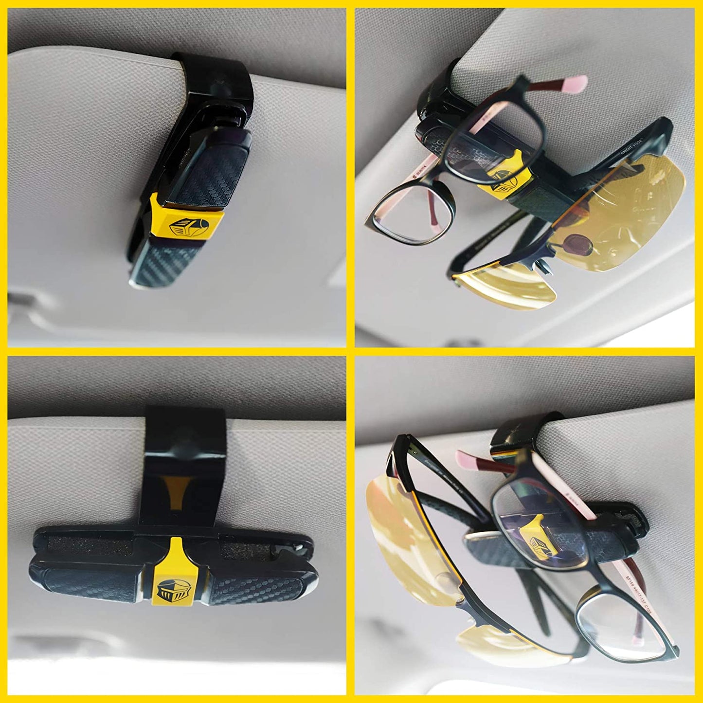 Soporte Universal de Gafas para Visera de Coche Nacnic