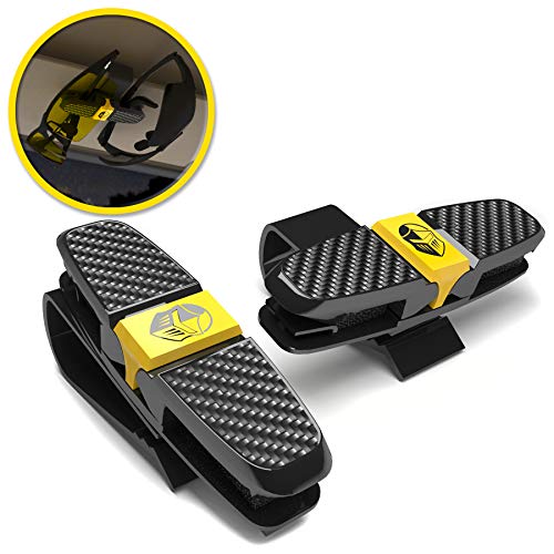 BLUPOND Soporte para gafas de sol para visera de coche, universal, clip de gafas de sol, montaje de lentes de doble extremo, gafas/boletos/organizador de tarjetas-Blupond-Nacnic Estudio SL