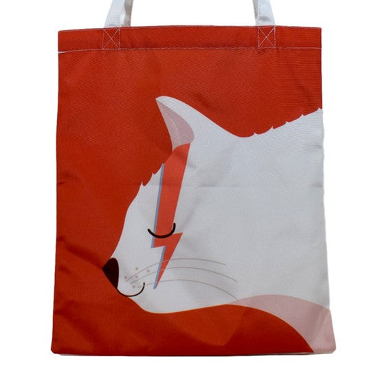 Bolsa tote de Gatito David Bowie-Nacnic-Nacnic Estudio SL-para cada dia