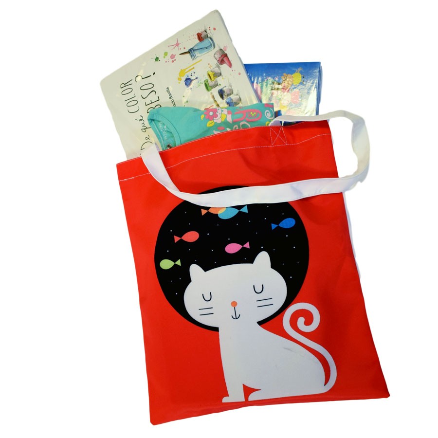 Bolsa tote de Gatito hambriento-Nacnic-Nacnic Estudio SL-para cada dia