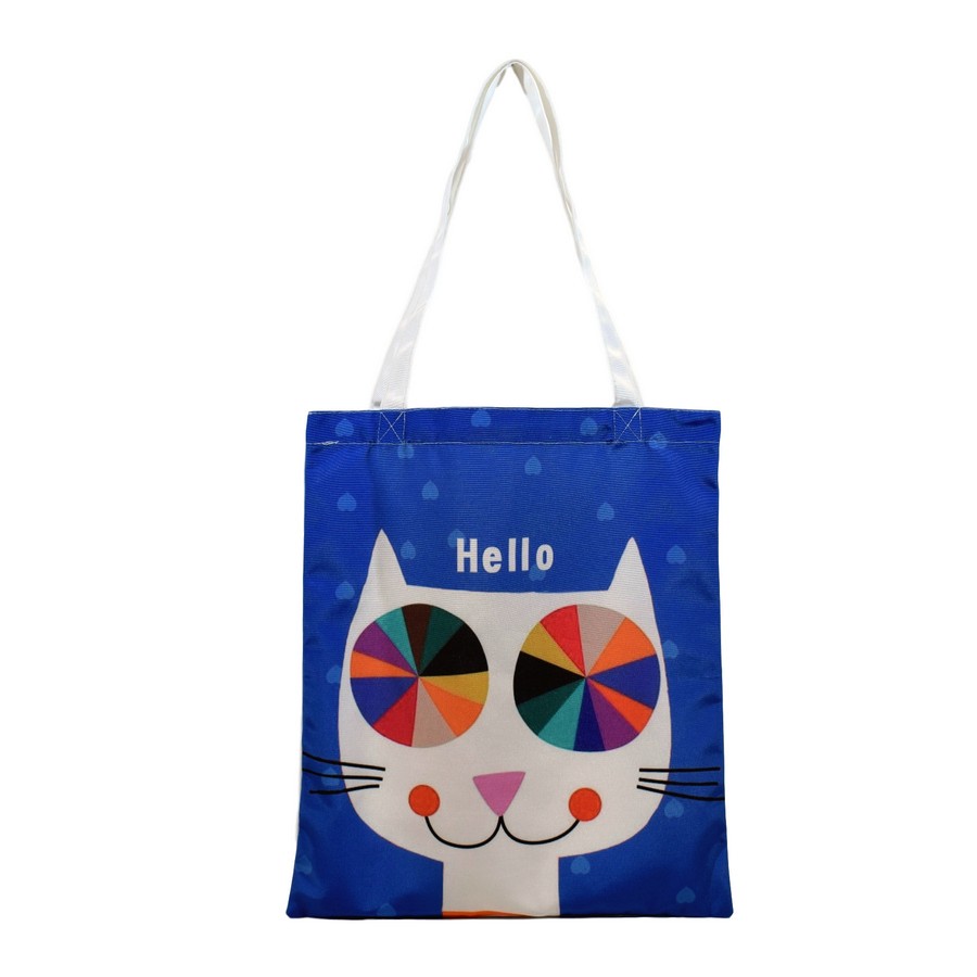 Bolsa tote de Gato azul-Nacnic-Nacnic Estudio SL-para cada dia
