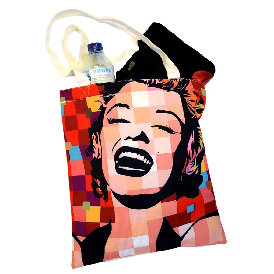 Bolsa tote de Marylin sonrisa mágica-Nacnic-Nacnic Estudio SL-para cada dia