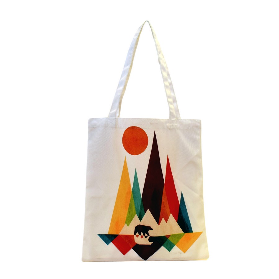 Bolsa tote de Oso montañas multicolor-Nacnic-Nacnic Estudio SL-para cada dia