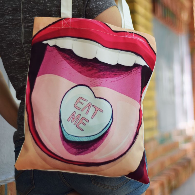 Bolsa tote de Ponme mucho-Nacnic-Nacnic Estudio SL-para cada dia