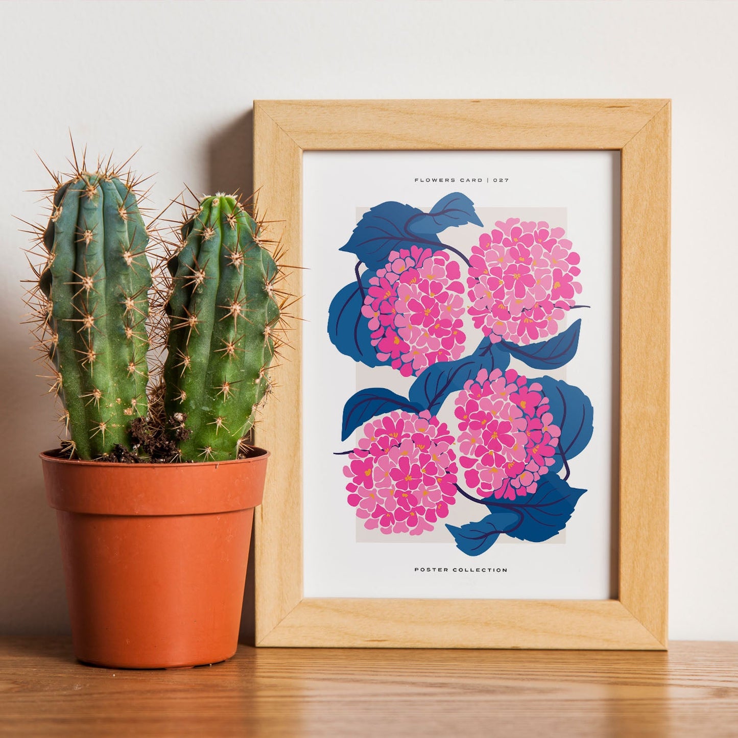 Boquet of Hydrangea-Artwork-Nacnic-Nacnic Estudio SL