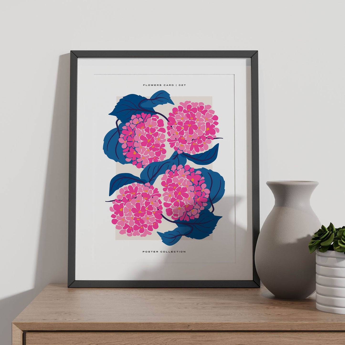 Boquet of Hydrangea-Artwork-Nacnic-Nacnic Estudio SL