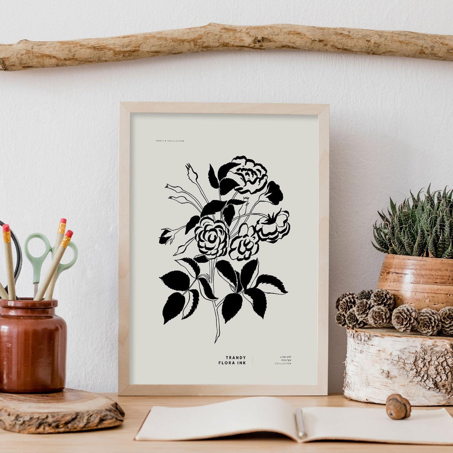 Boquet of Roses-Artwork-Nacnic-Nacnic Estudio SL