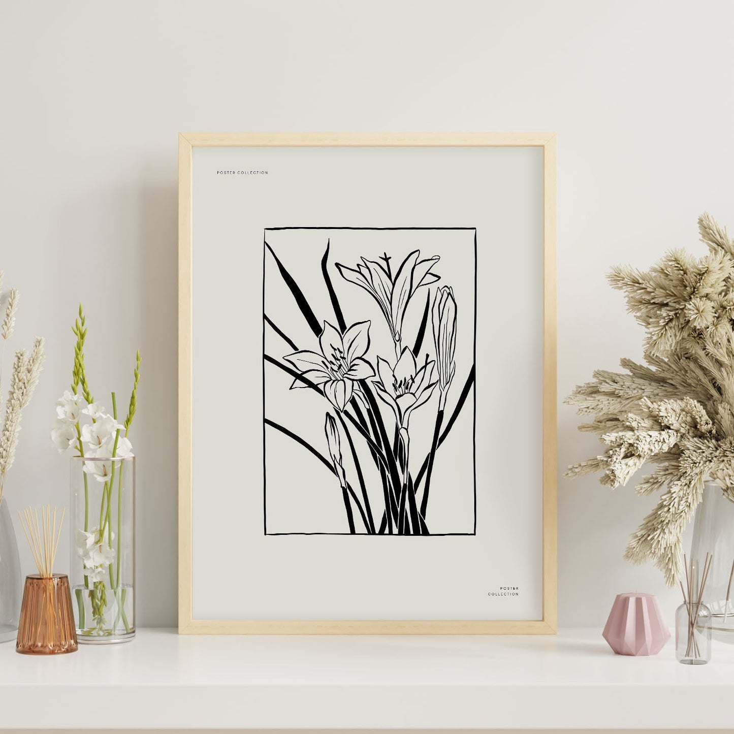 Boquet of Tiger Lily-Artwork-Nacnic-Nacnic Estudio SL