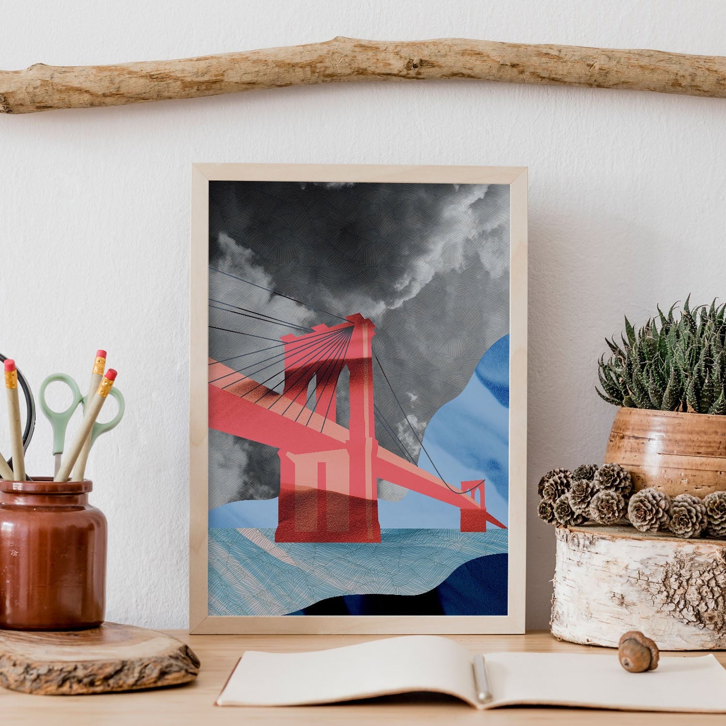 Brooklyn Bridge-Artwork-Nacnic-Nacnic Estudio SL