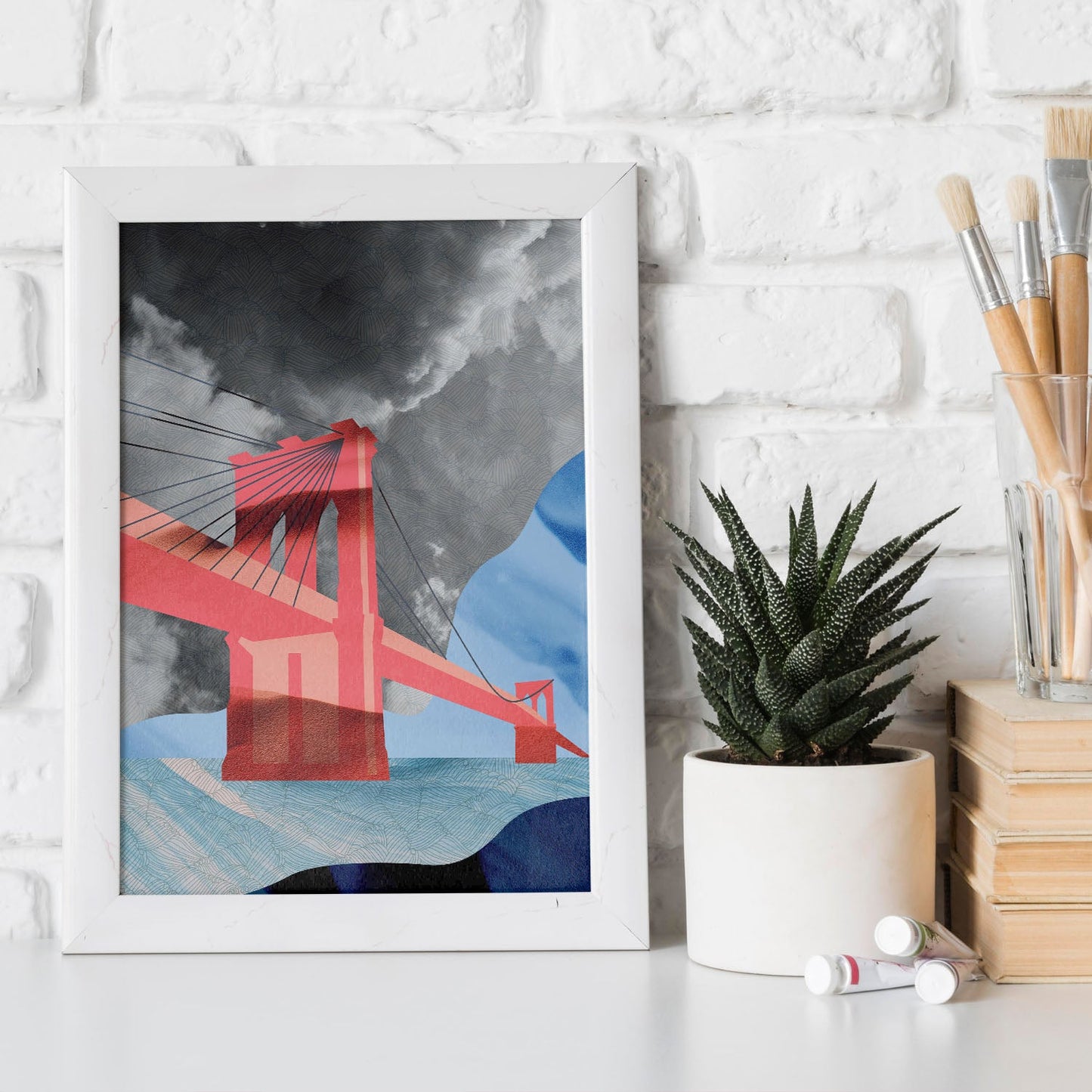 Brooklyn Bridge-Artwork-Nacnic-Nacnic Estudio SL