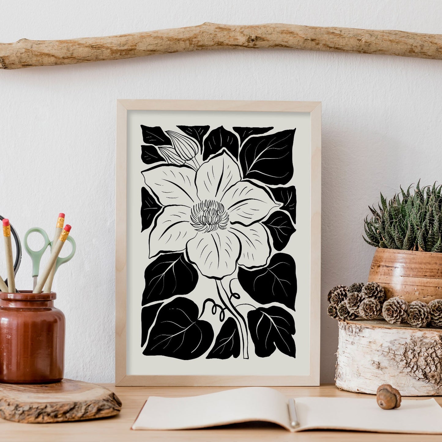 Buttercup Flower-Artwork-Nacnic-Nacnic Estudio SL