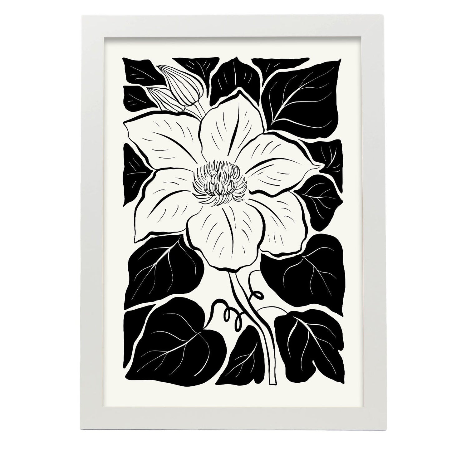 Buttercup Flower-Artwork-Nacnic-A3-Marco Blanco-Nacnic Estudio SL
