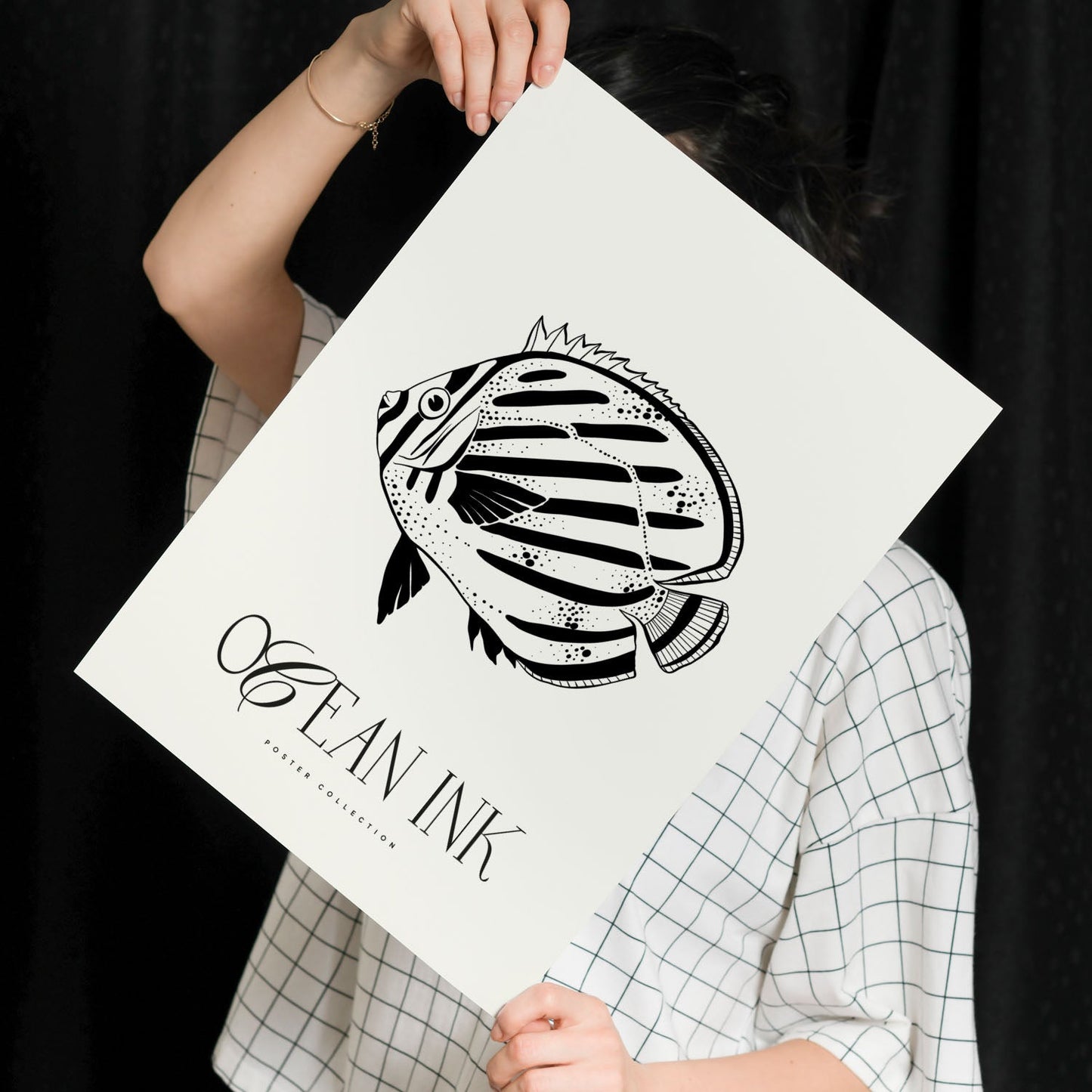 Butterflyfish Stencils-Artwork-Nacnic-Nacnic Estudio SL
