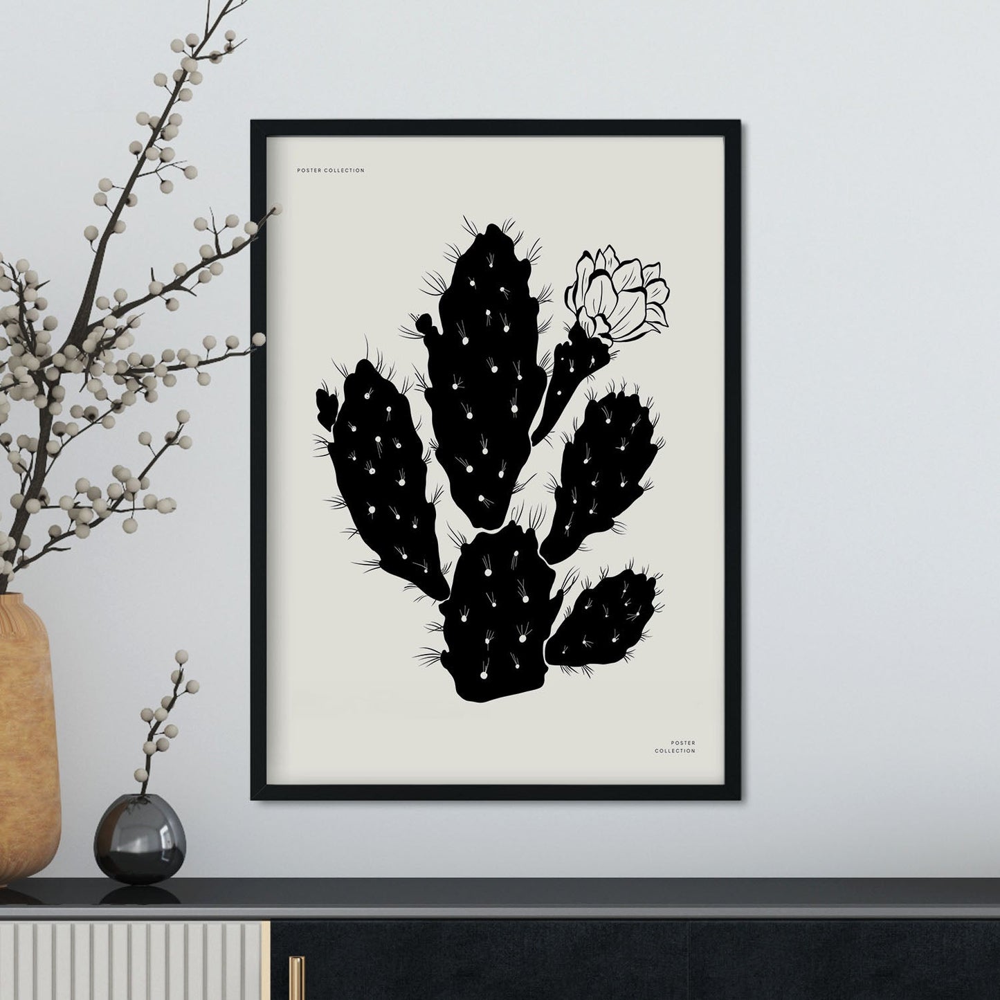 Cactus Flower-Artwork-Nacnic-Nacnic Estudio SL