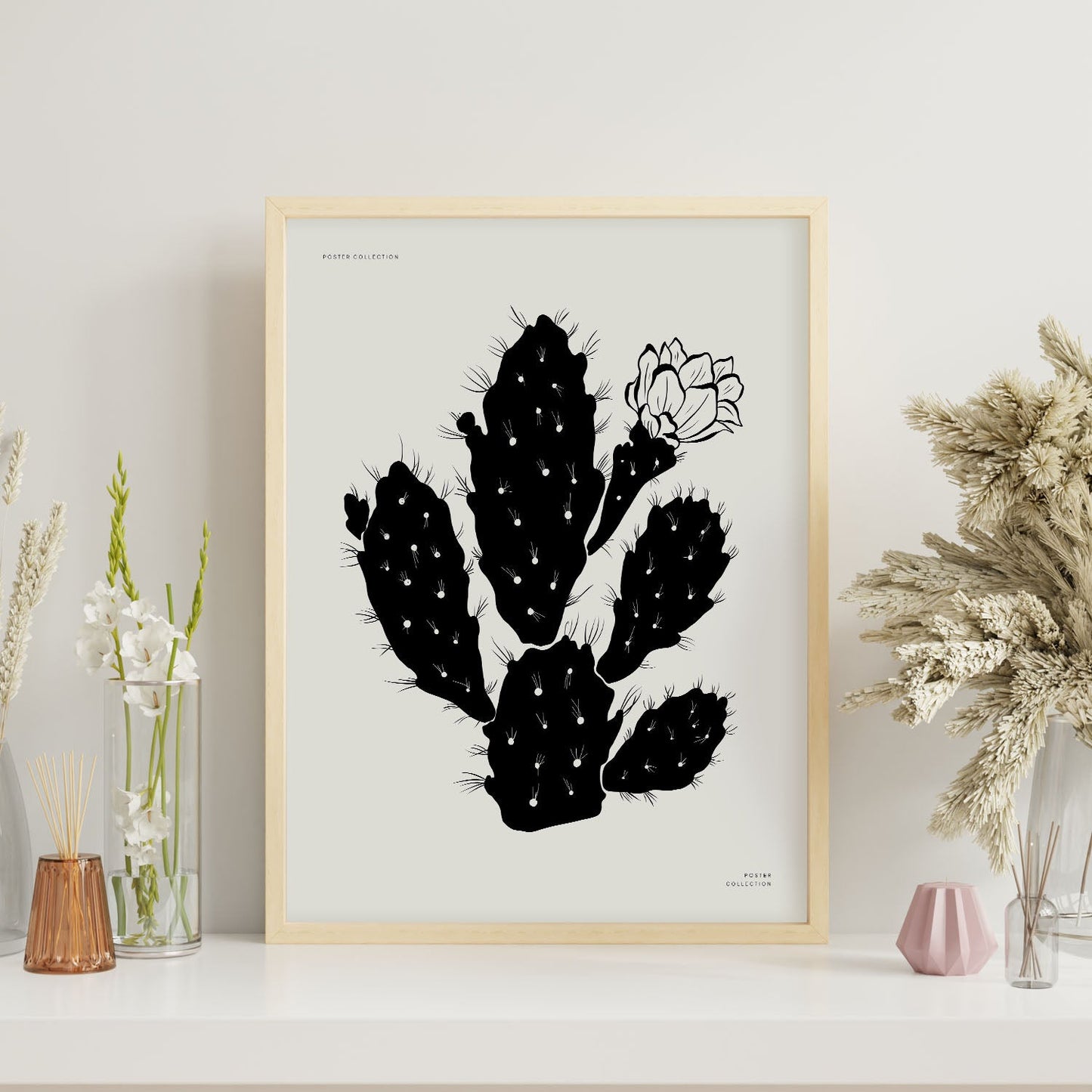 Cactus Flower-Artwork-Nacnic-Nacnic Estudio SL