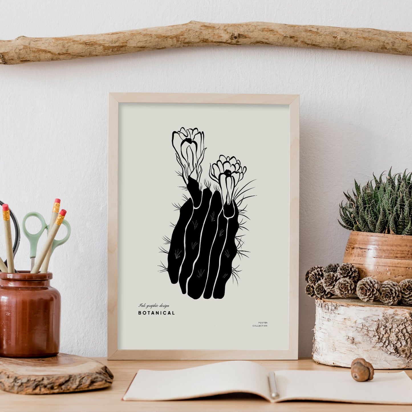 Cactus Flowers-Artwork-Nacnic-Nacnic Estudio SL