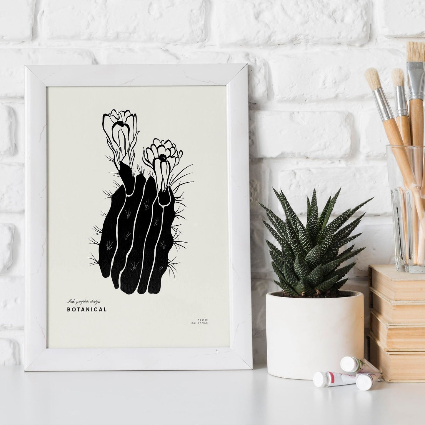 Cactus Flowers-Artwork-Nacnic-Nacnic Estudio SL