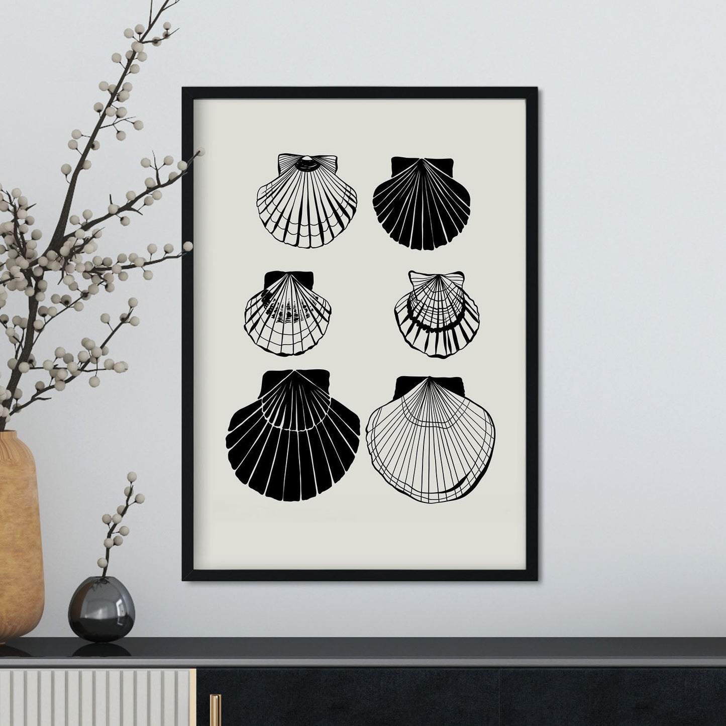 Calico Scallops-Artwork-Nacnic-Nacnic Estudio SL