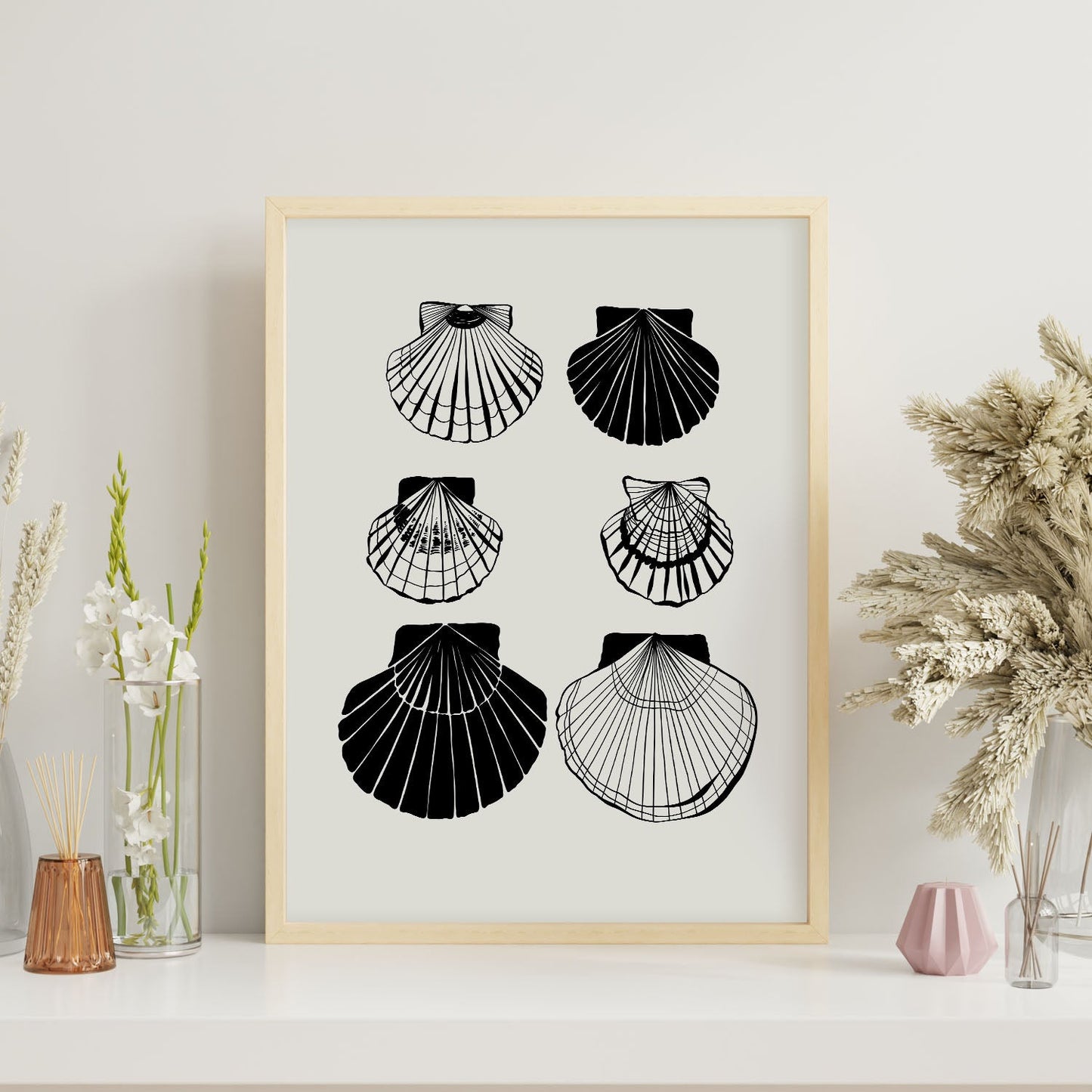 Calico Scallops-Artwork-Nacnic-Nacnic Estudio SL