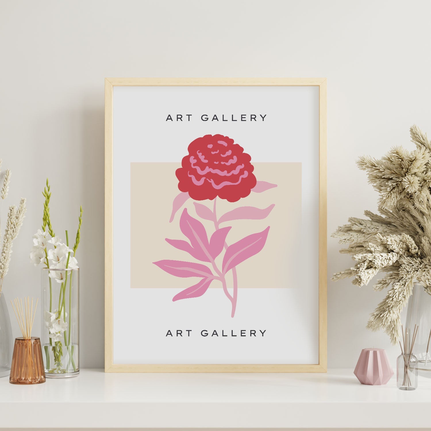 Camellia Flower-Artwork-Nacnic-Nacnic Estudio SL