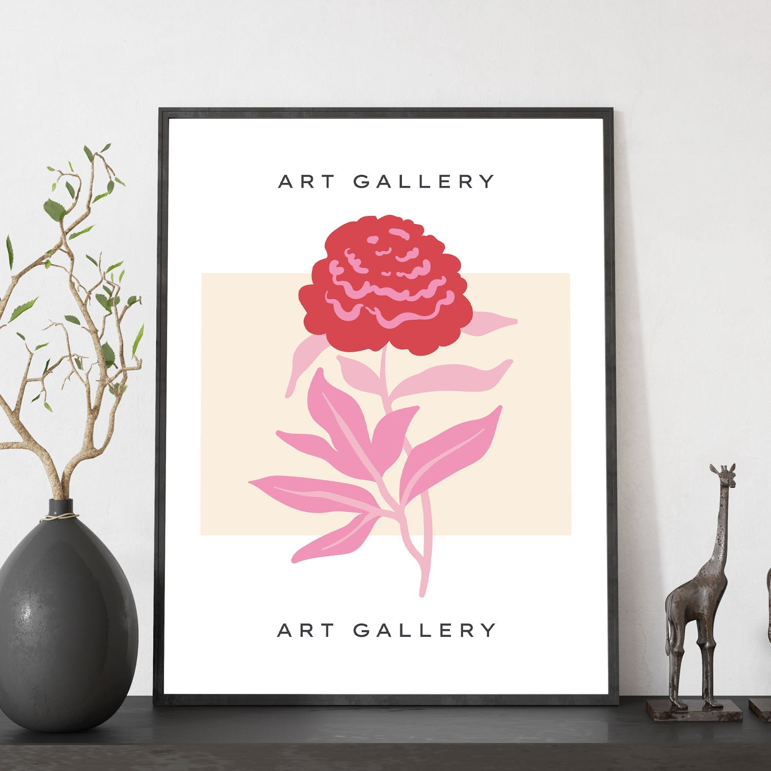 Camellia Flower-Artwork-Nacnic-Nacnic Estudio SL