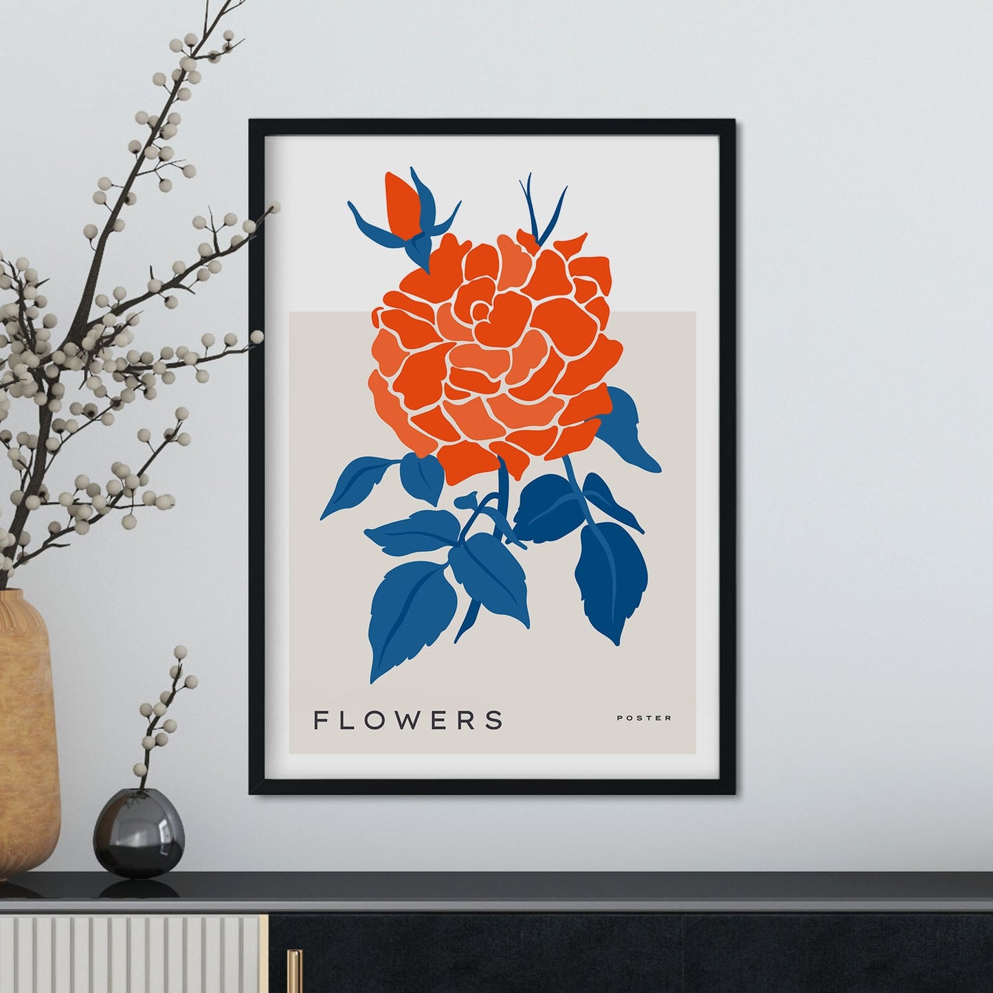 Carnation FLower Bud-Artwork-Nacnic-Nacnic Estudio SL
