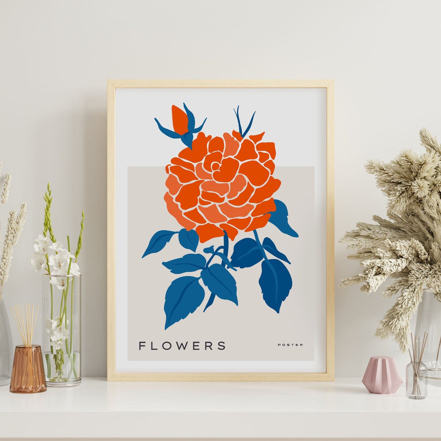 Carnation FLower Bud-Artwork-Nacnic-Nacnic Estudio SL