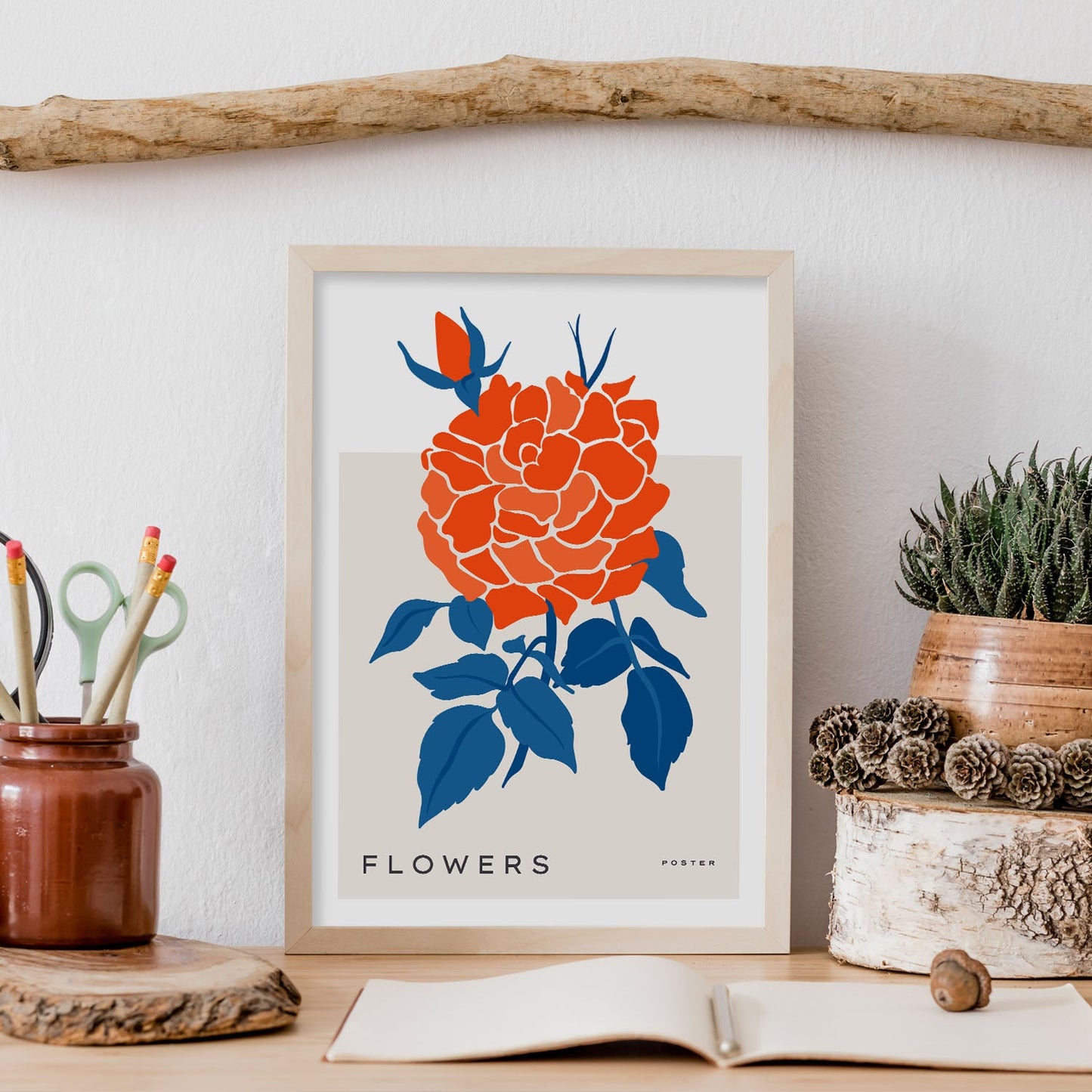Carnation FLower Bud-Artwork-Nacnic-Nacnic Estudio SL
