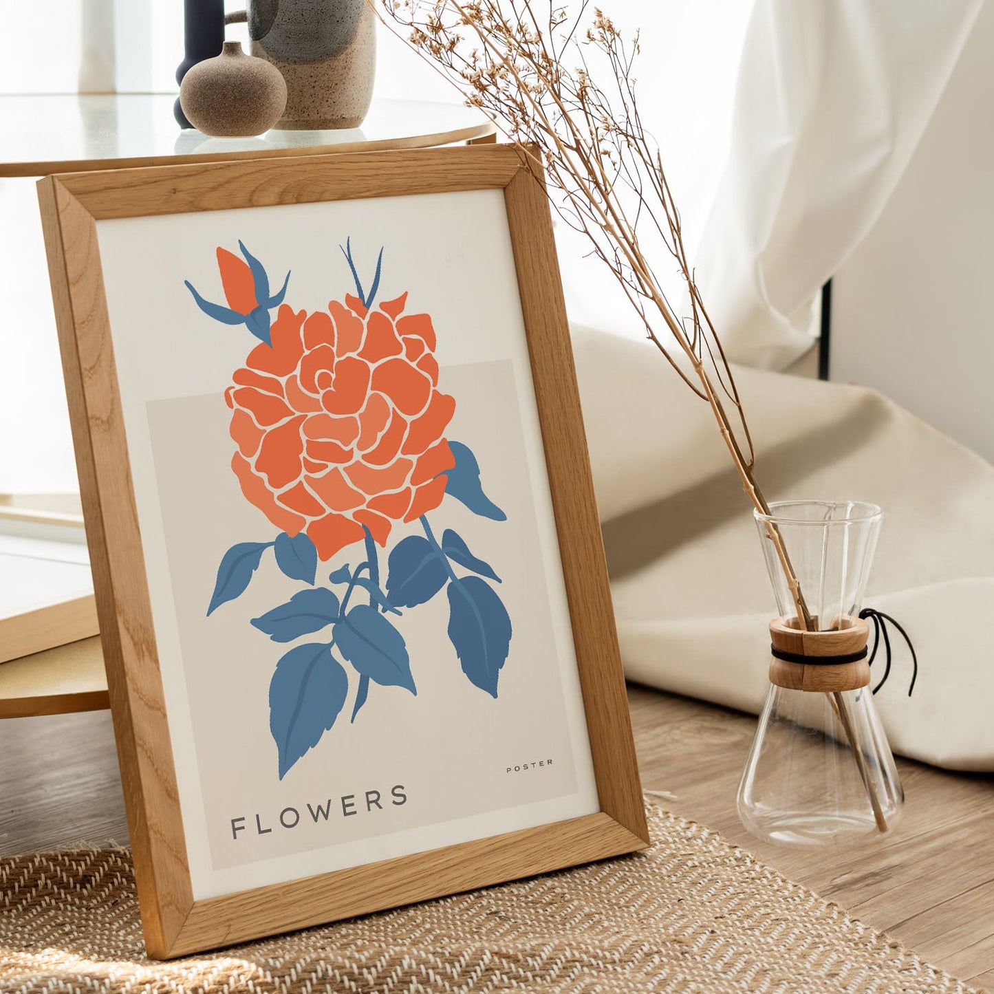 Carnation FLower Bud-Artwork-Nacnic-Nacnic Estudio SL