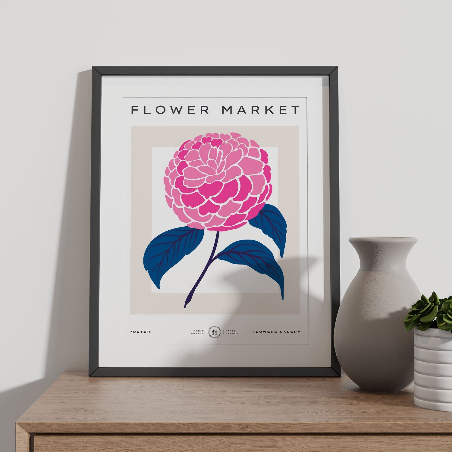 Carnation Flowers-Artwork-Nacnic-Nacnic Estudio SL