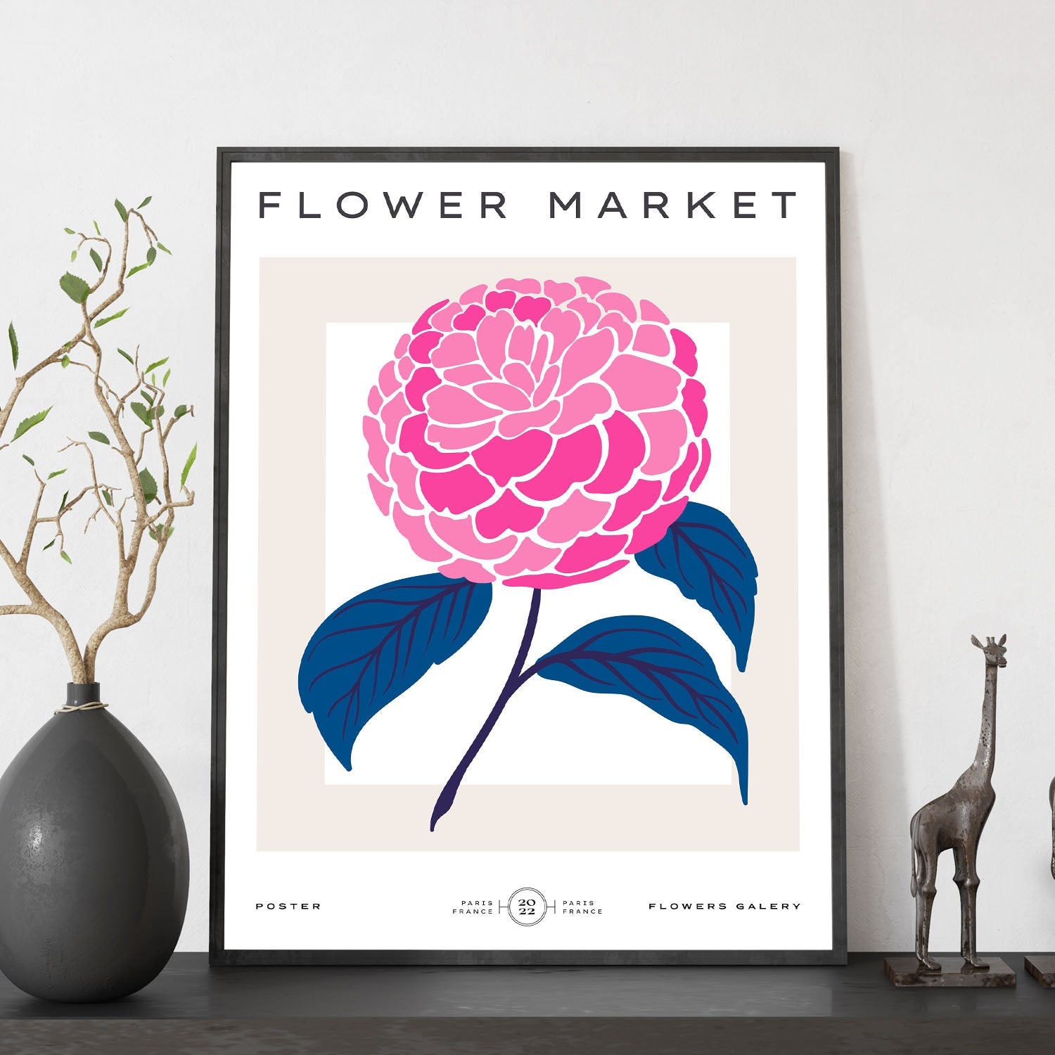 Carnation Flowers-Artwork-Nacnic-Nacnic Estudio SL