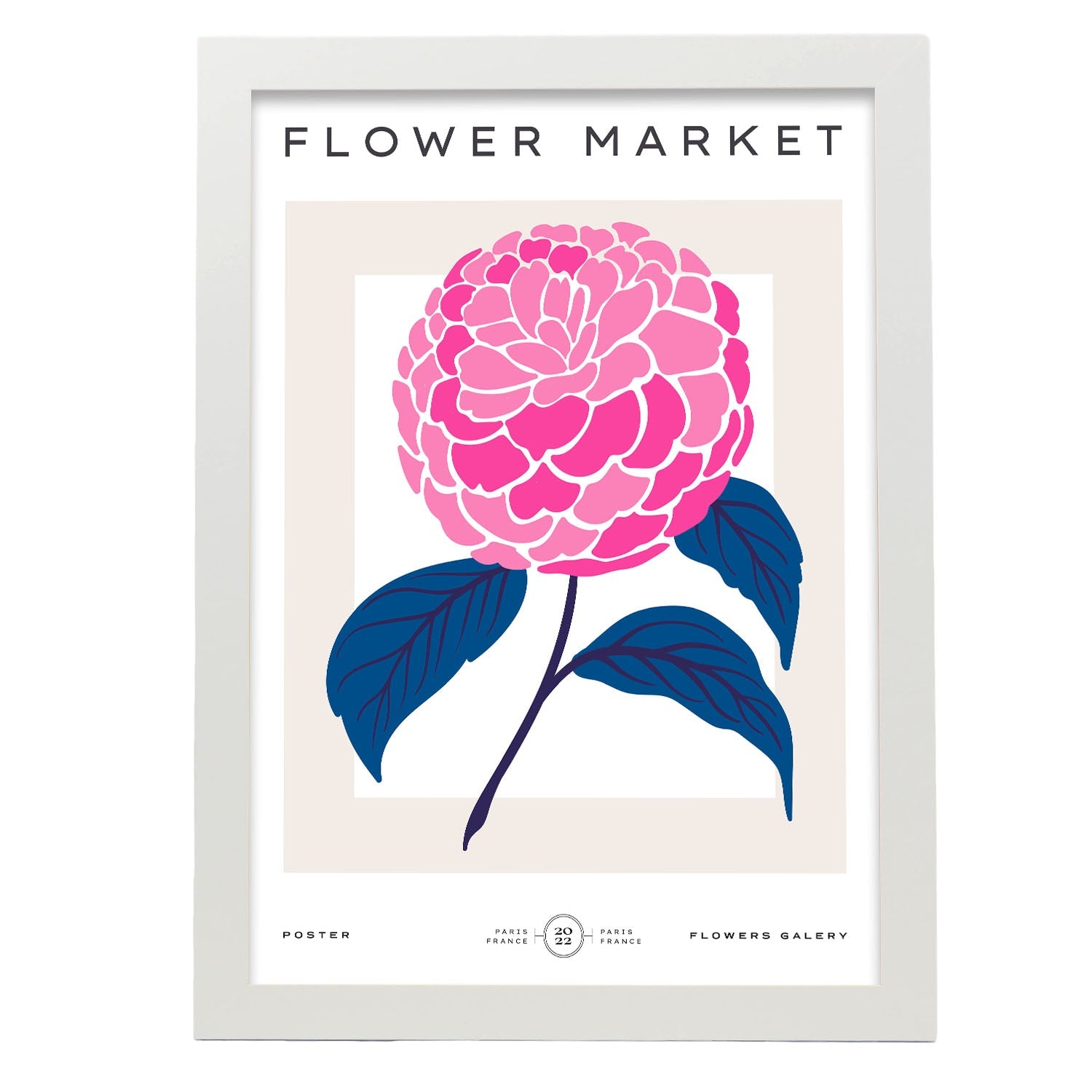 Carnation Flowers-Artwork-Nacnic-A3-Marco Blanco-Nacnic Estudio SL