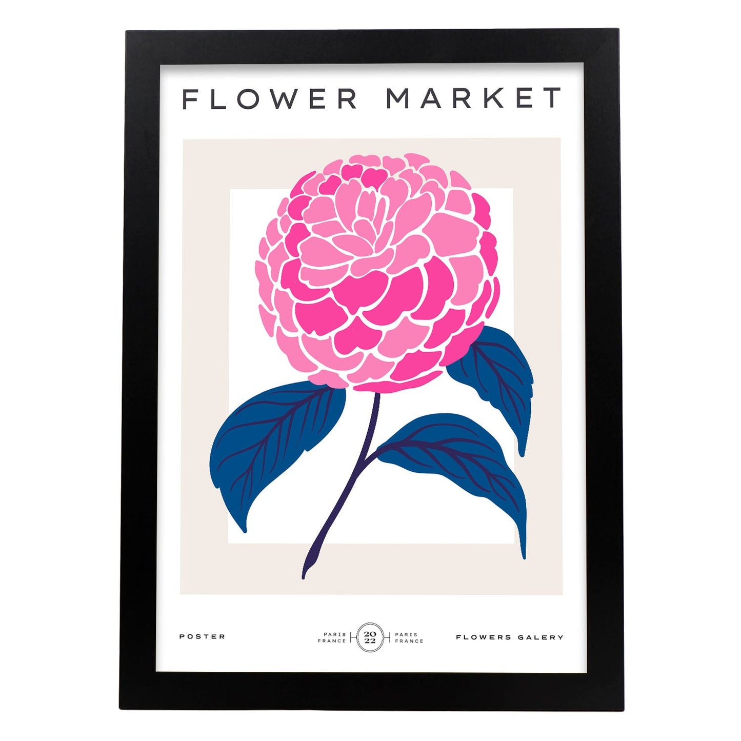 Carnation Flowers-Artwork-Nacnic-A3-Sin marco-Nacnic Estudio SL