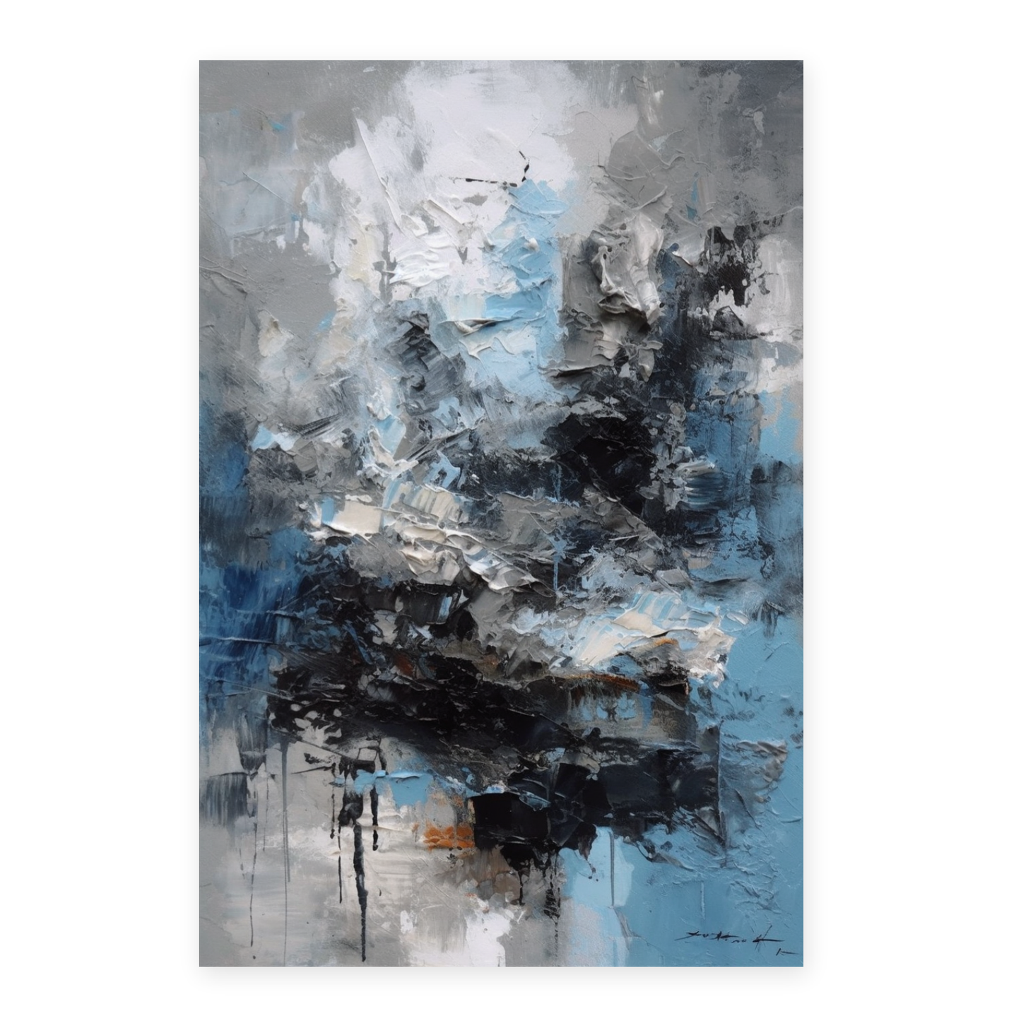 Cartel de Arte Abstracto Inspirado