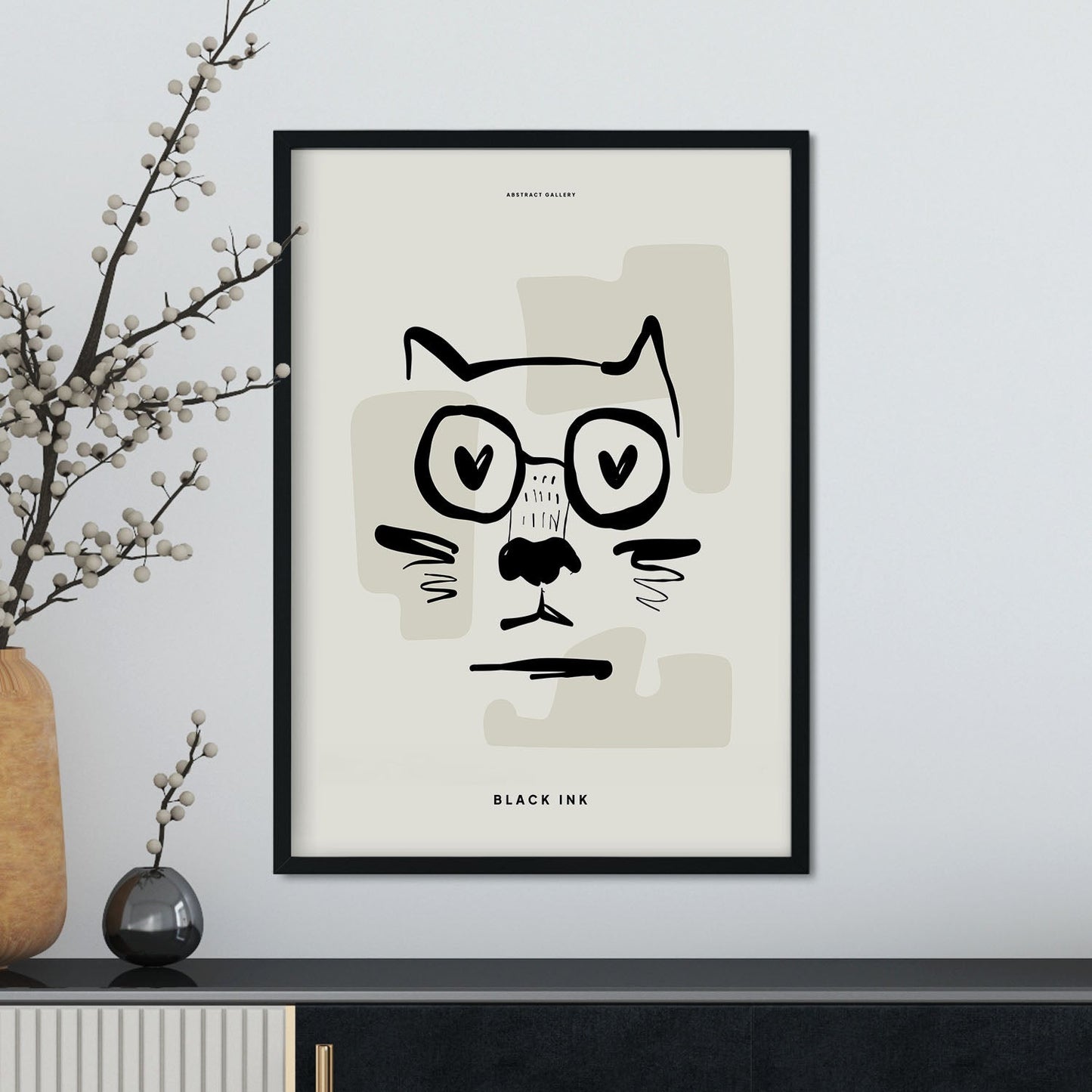 Cat love-Artwork-Nacnic-Nacnic Estudio SL