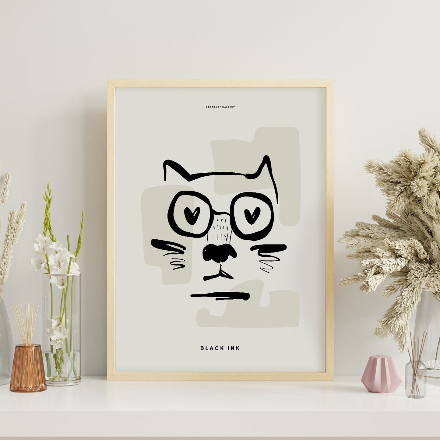 Cat love-Artwork-Nacnic-Nacnic Estudio SL
