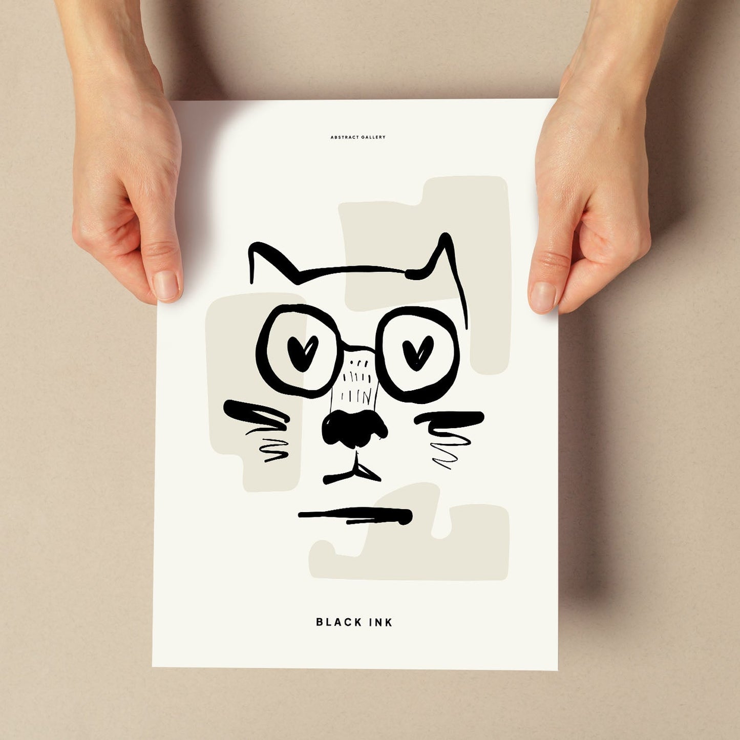 Cat love-Artwork-Nacnic-Nacnic Estudio SL
