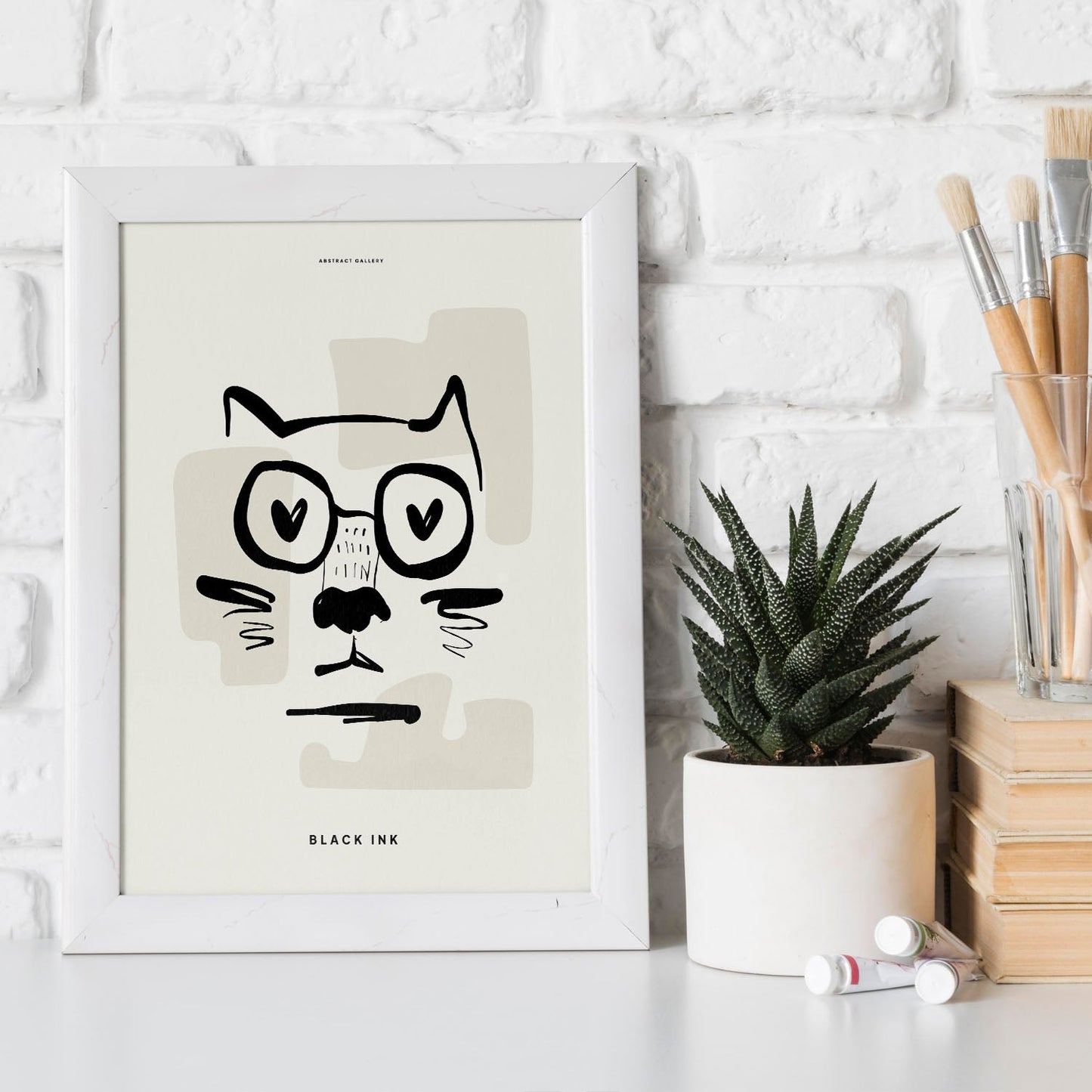 Cat love-Artwork-Nacnic-Nacnic Estudio SL