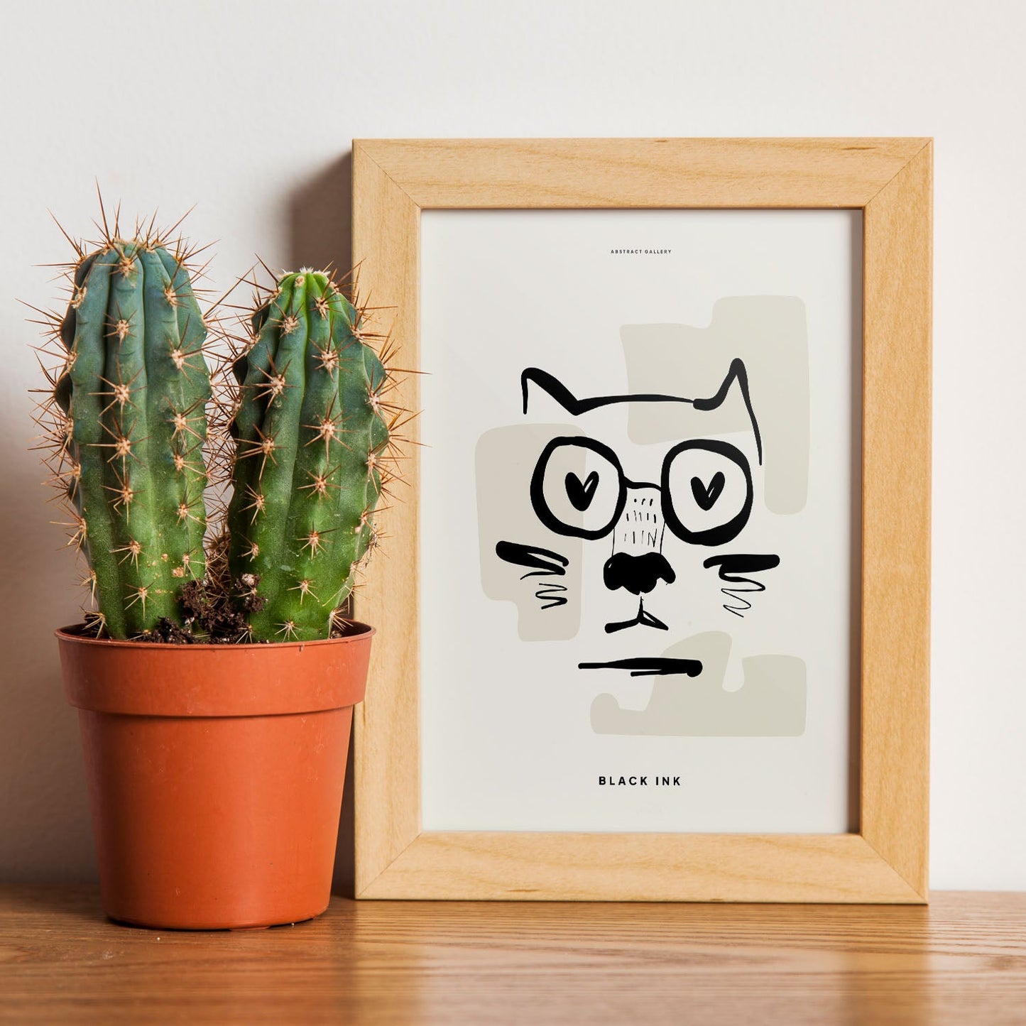 Cat love-Artwork-Nacnic-Nacnic Estudio SL