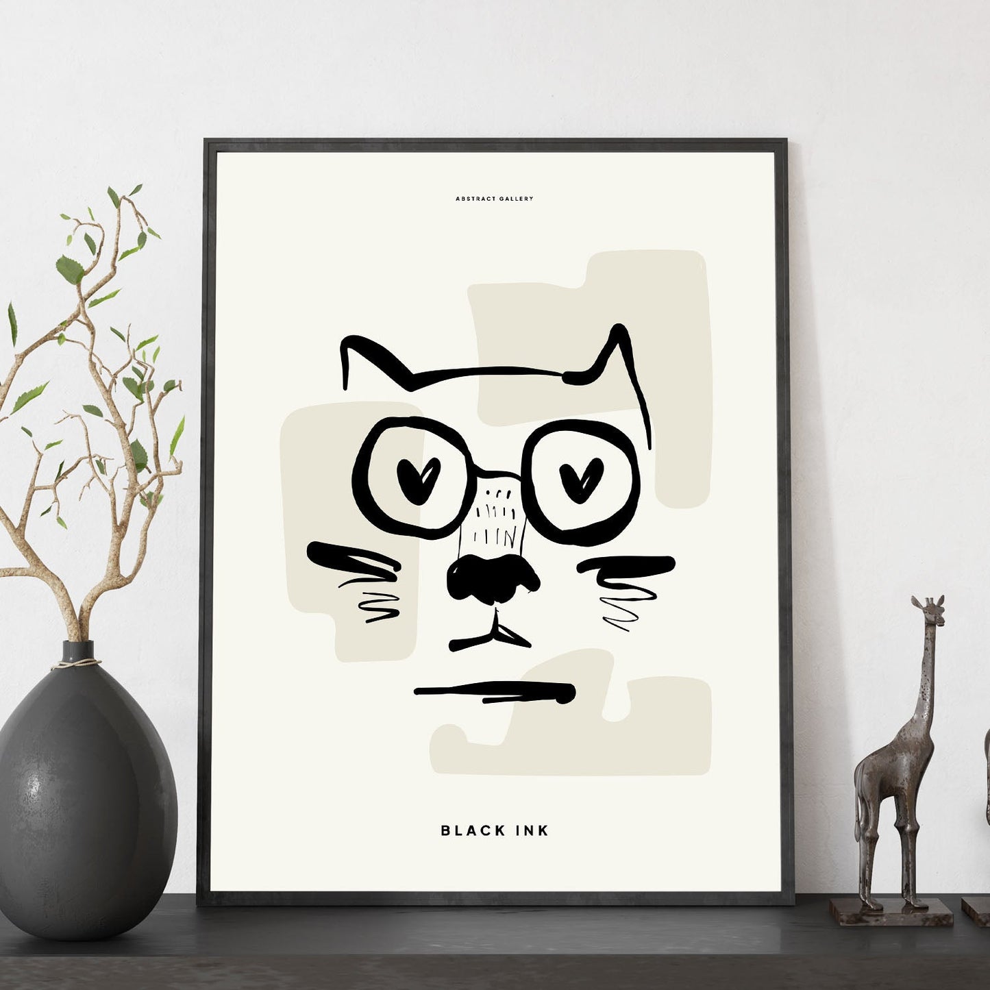 Cat love-Artwork-Nacnic-Nacnic Estudio SL