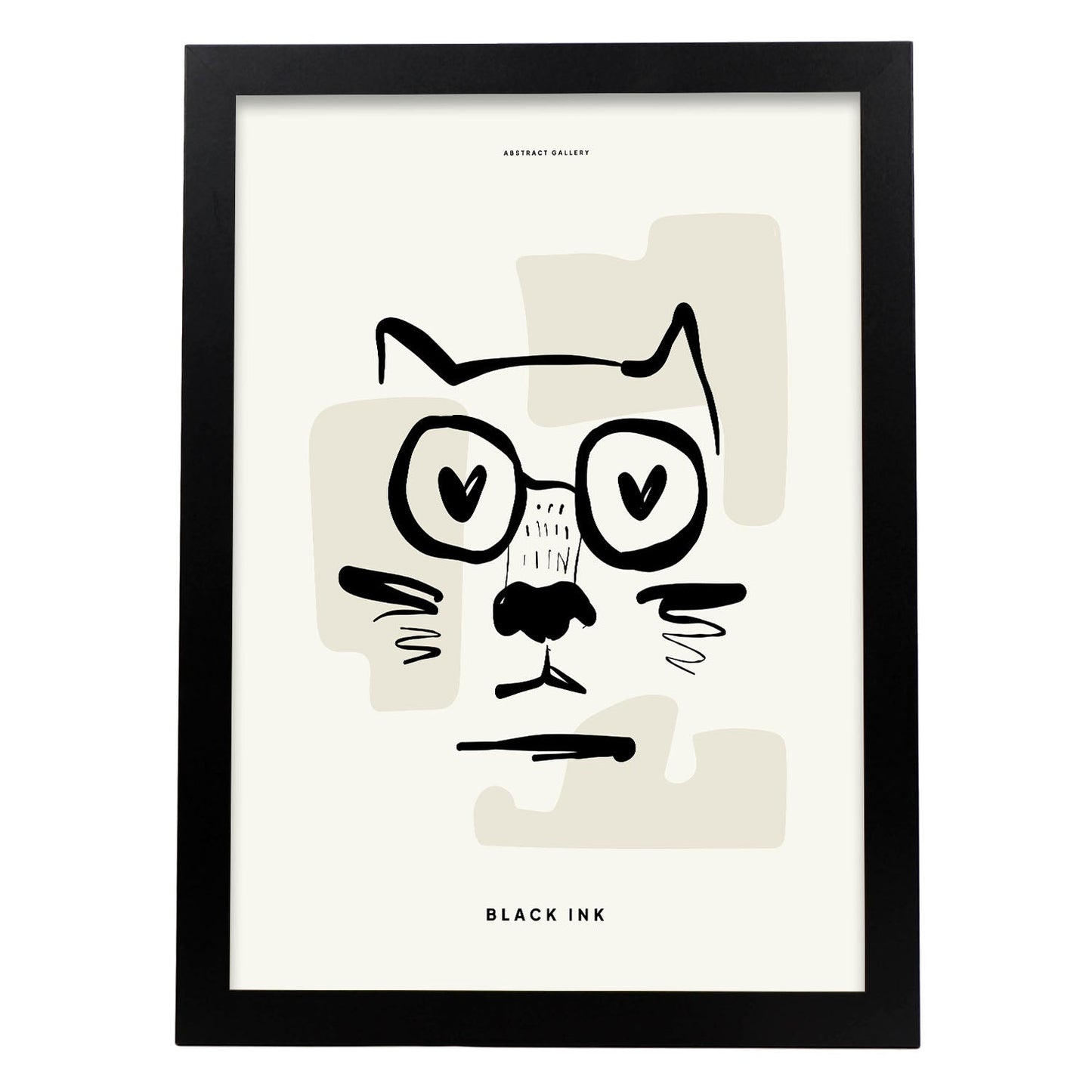 Cat love-Artwork-Nacnic-A3-Sin marco-Nacnic Estudio SL
