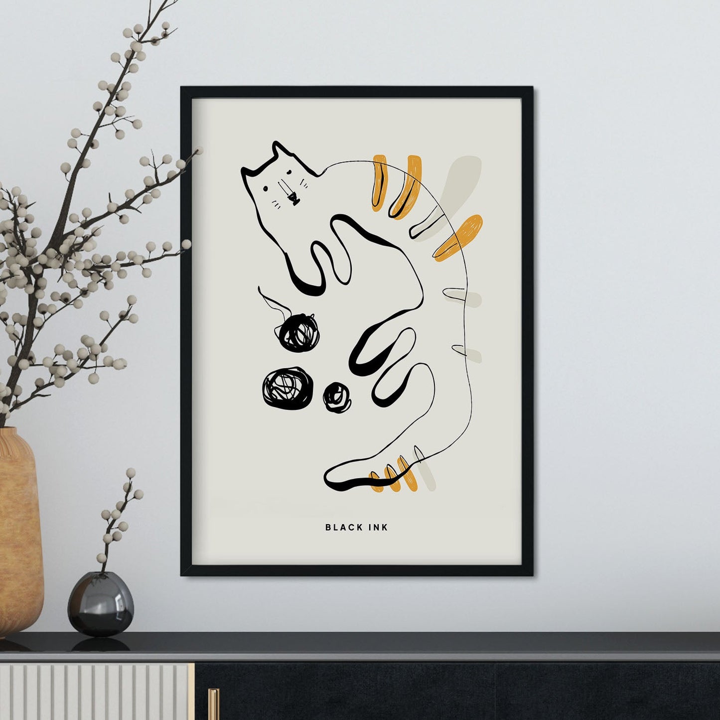Cat String-Artwork-Nacnic-Nacnic Estudio SL