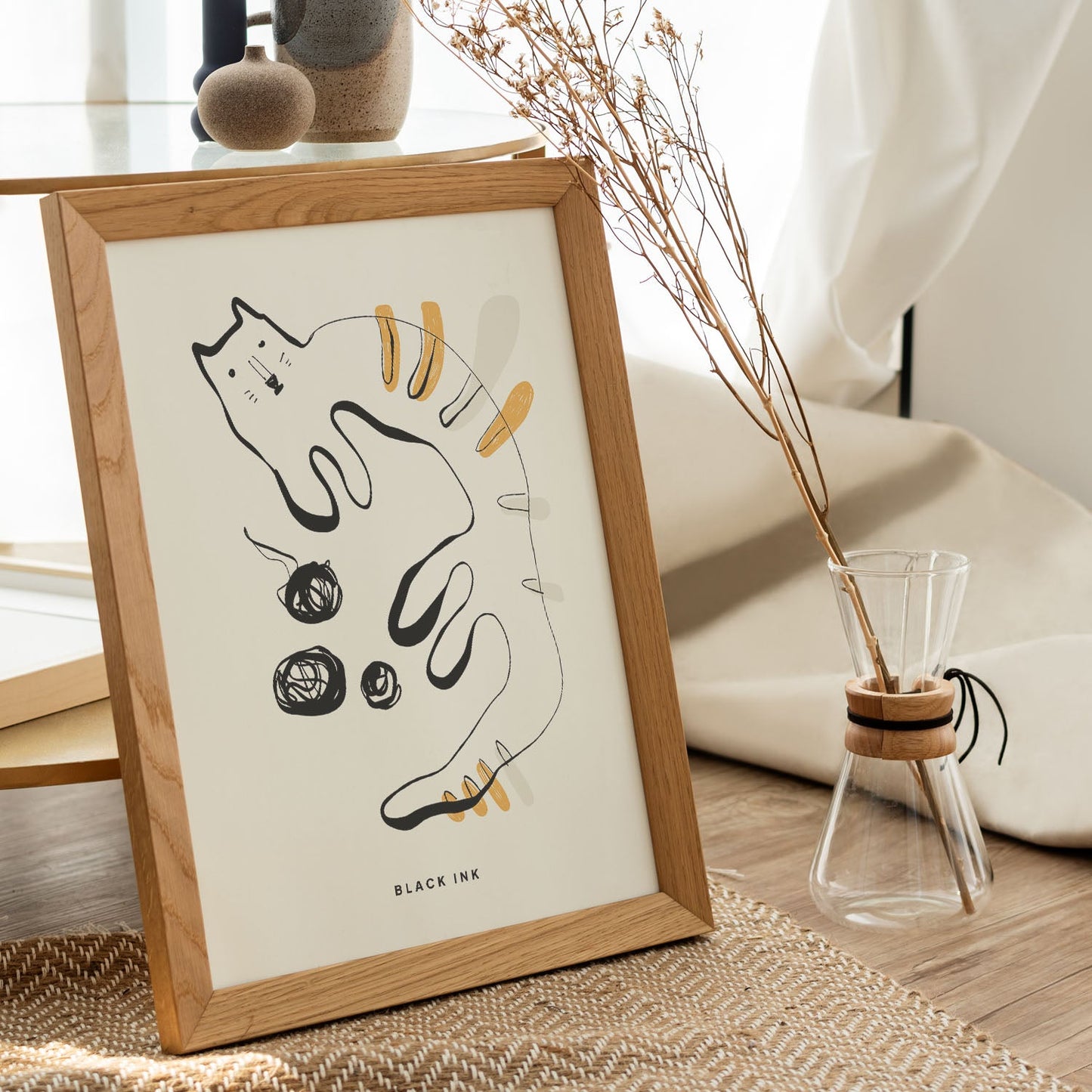 Cat String-Artwork-Nacnic-Nacnic Estudio SL