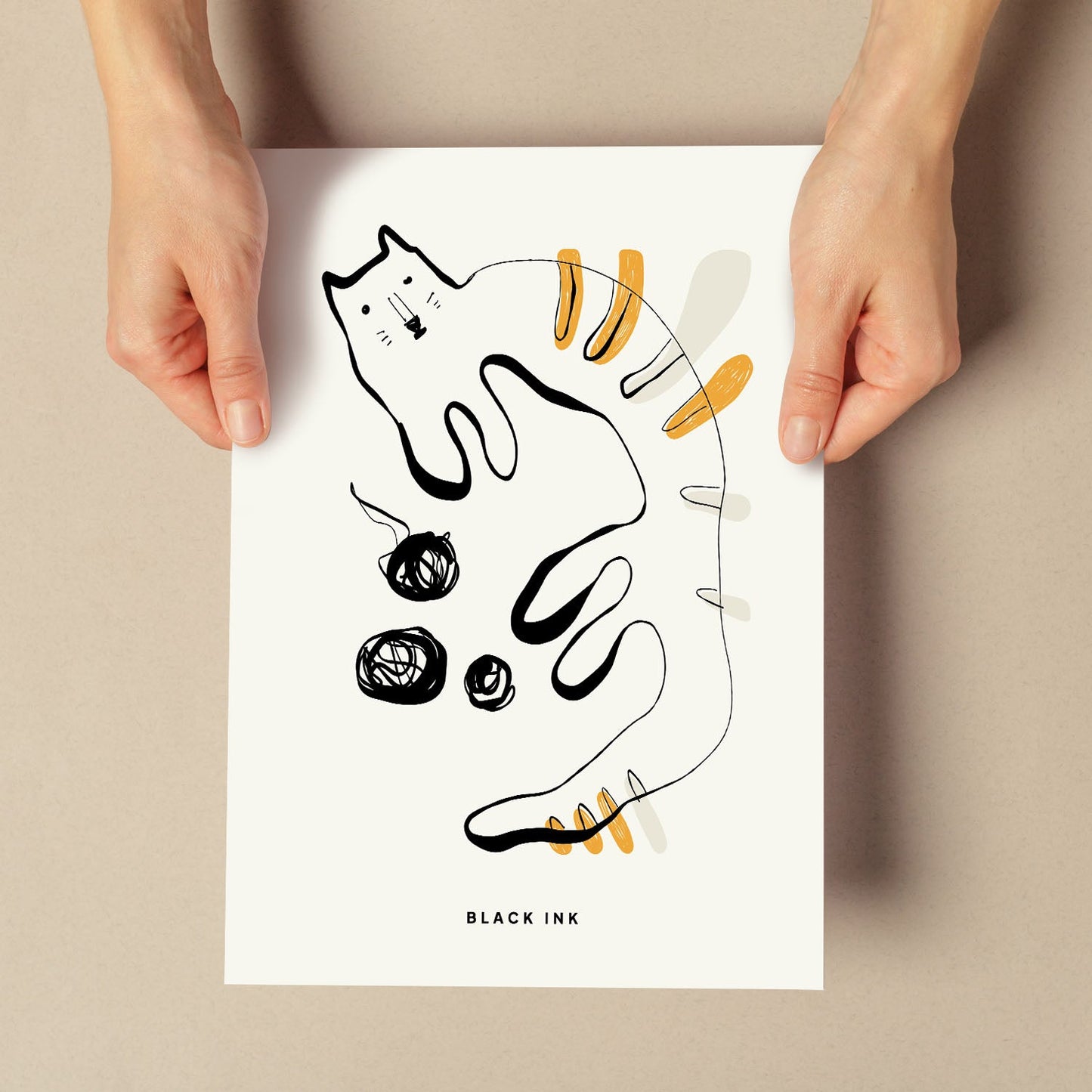 Cat String-Artwork-Nacnic-Nacnic Estudio SL