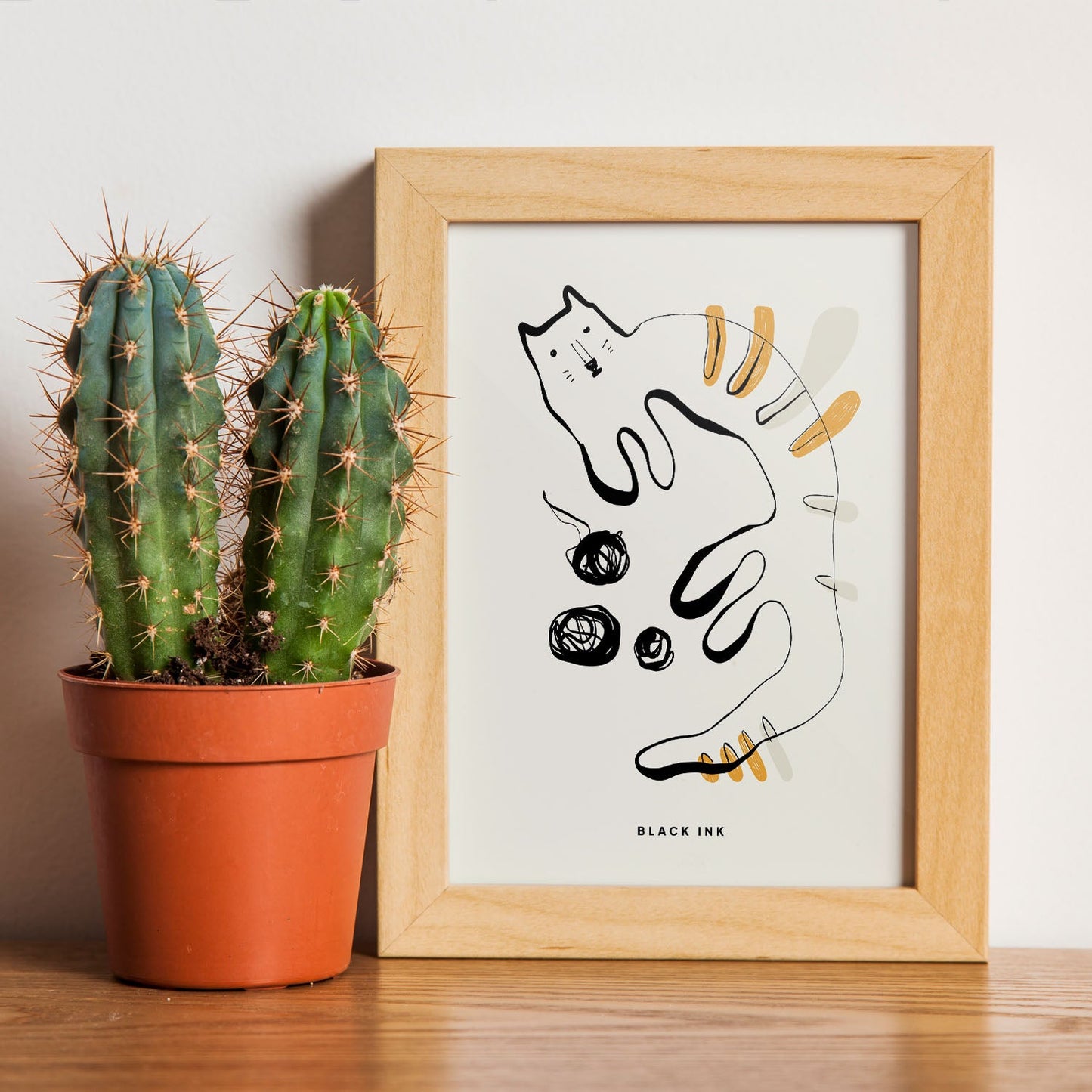Cat String-Artwork-Nacnic-Nacnic Estudio SL
