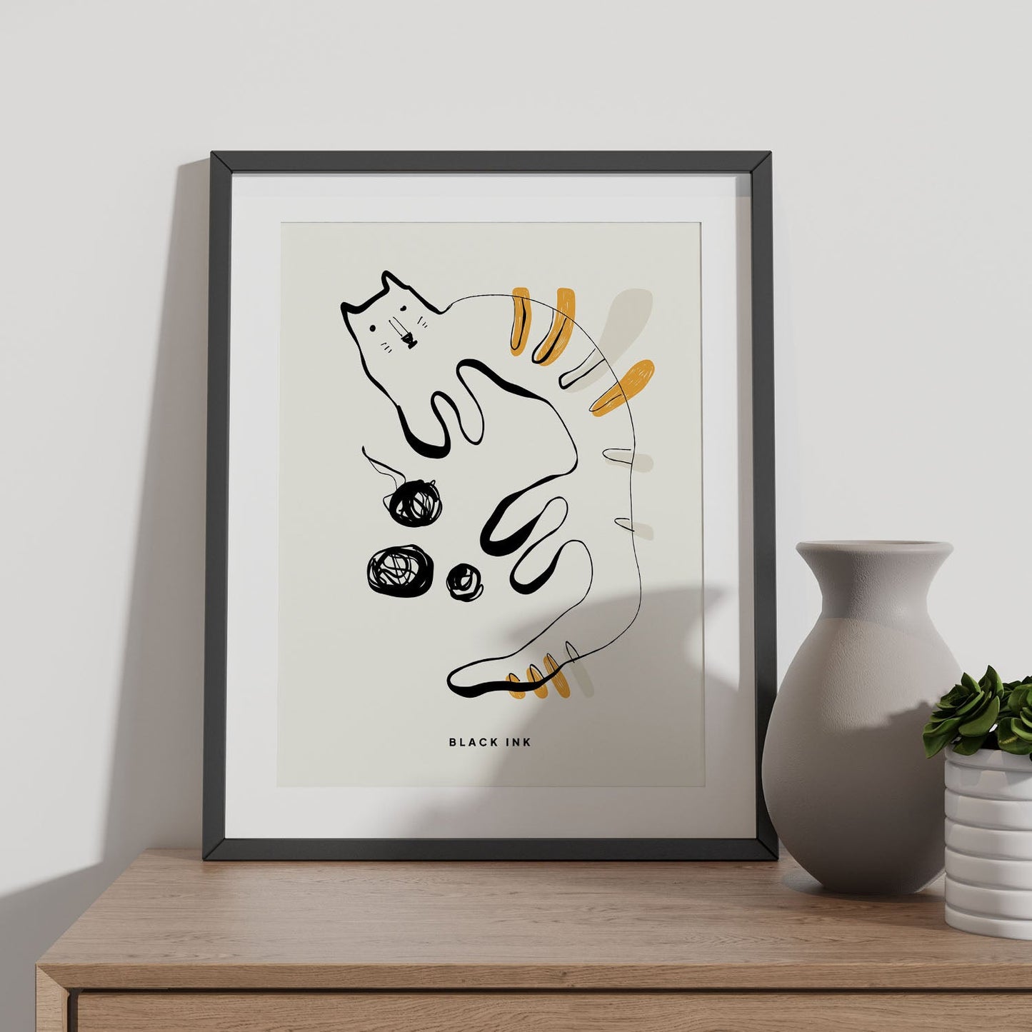 Cat String-Artwork-Nacnic-Nacnic Estudio SL