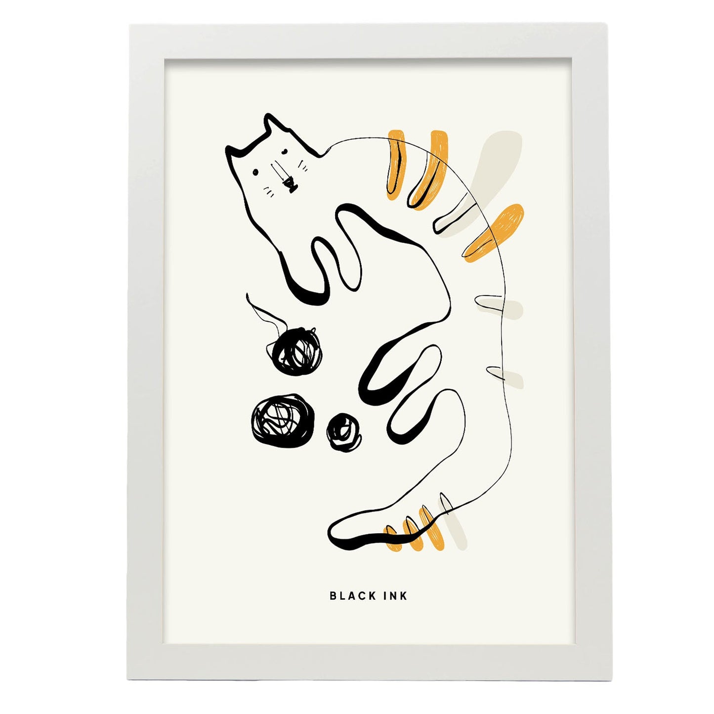 Cat String-Artwork-Nacnic-A3-Marco Blanco-Nacnic Estudio SL