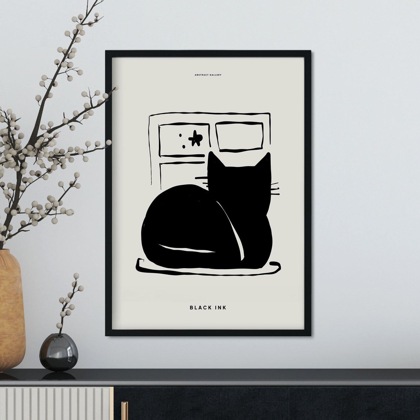 Cat Window-Artwork-Nacnic-Nacnic Estudio SL